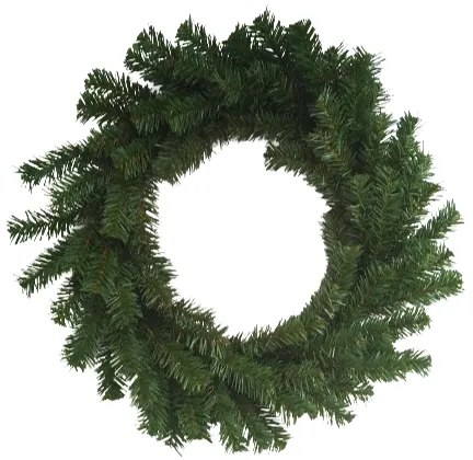 Umelý zelený veniec nezdobený, pr. 50 cm, pr. 50 cm