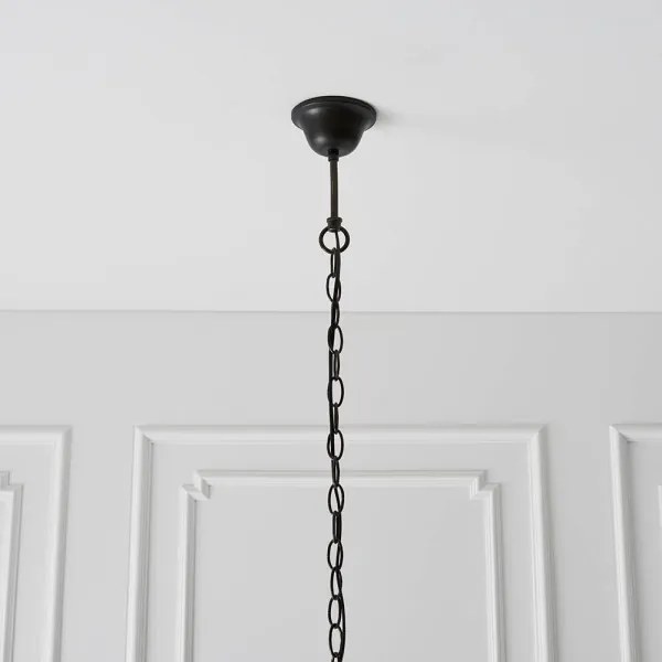 Endon 64285 - Luster na reťazi Tiffany NEVADA 1xE27/60W/230V Ø 35 cm