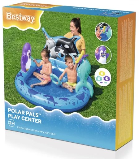 Detský bazén Bestway 53156 ishrisko Arctic 134x131x73 cm