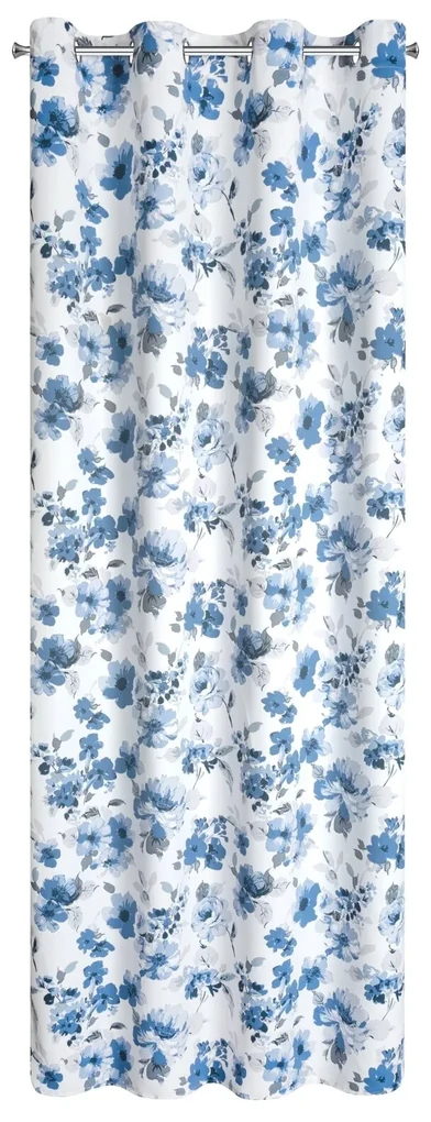 ZATEMŇOVACÍ ZÁVES NA KRÚŽKOCH CAREN 140X250 CM VZOROVANÁ