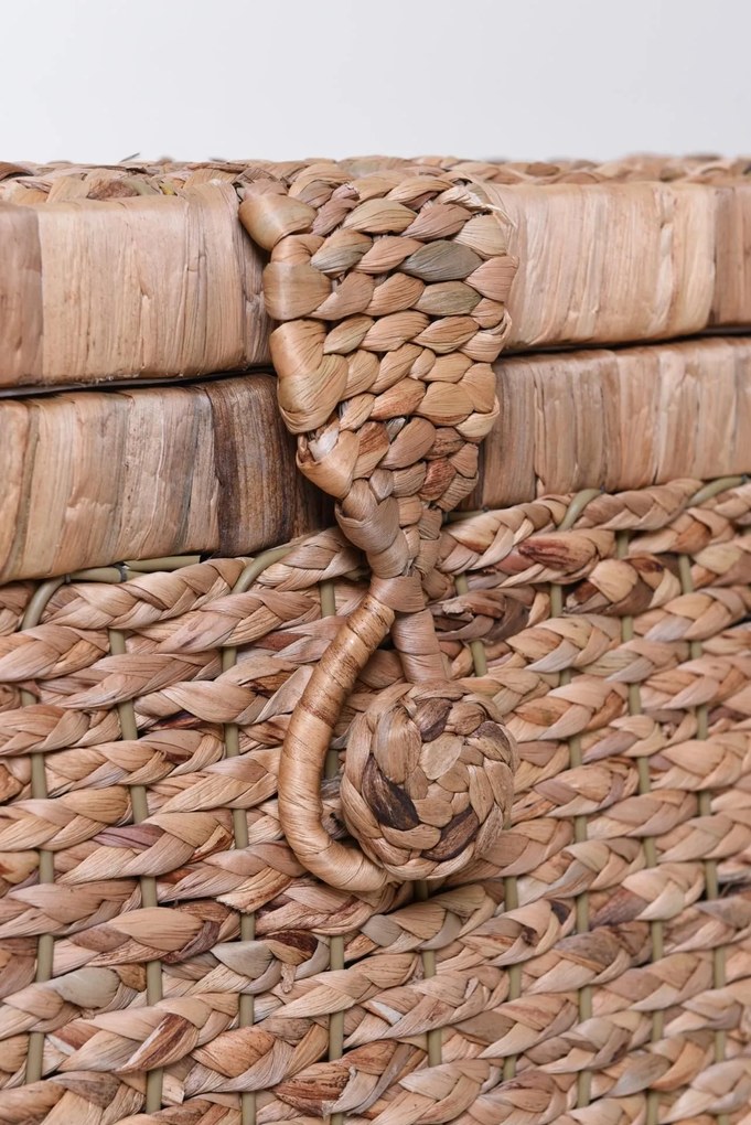 Truhla na bielizeň LEA, vodný hyacint, šírka 84 cm, natur