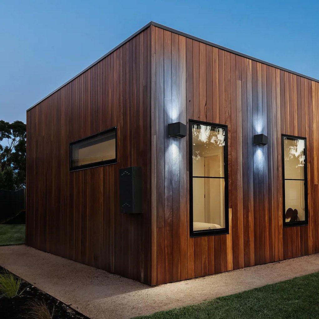 Exteriérové solárne nástenné LED svietidlo Wings2, 1x LED 2w, čierna