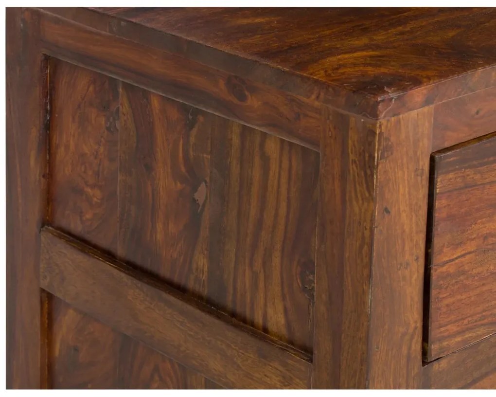 furniture-nabytek.cz - Masivní příborník Palison z palisandru, lakovaný, hnědý – 140×42×80 cm