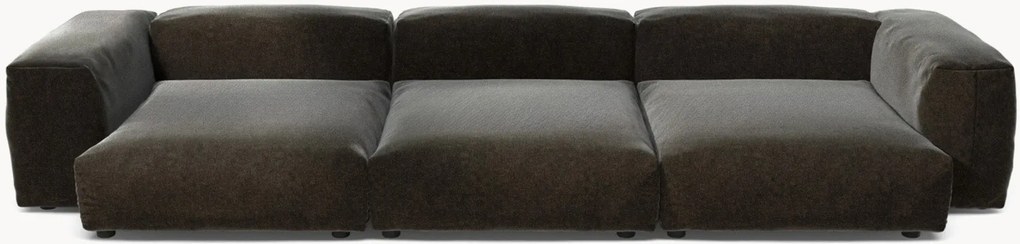 Zamatová modulárna pohovka Vetsak (4-miestna)