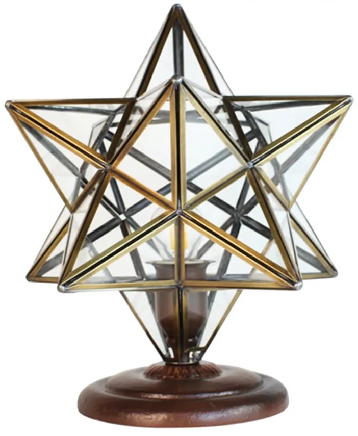 Stolná transparent lampa STAR