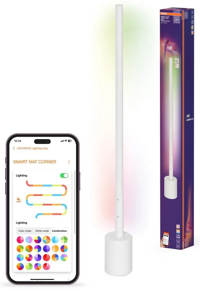 Osram - LED RGBW Stmievateľná stojacia lampa SMART+ FLOOR LED/8W/230V Wi-Fi +DO