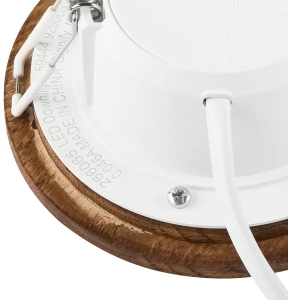 LED Podhľadové svietidlo WOODY SPOT LED/5,5W/230V 4000K čerešňa Ø10 cm