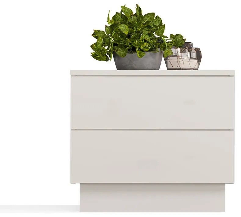 Noční stolek Amber 55 cm kašmírový