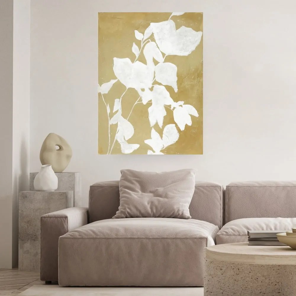 Ručne maľovaný obraz 90x120 cm Yellow – Malerifabrikken