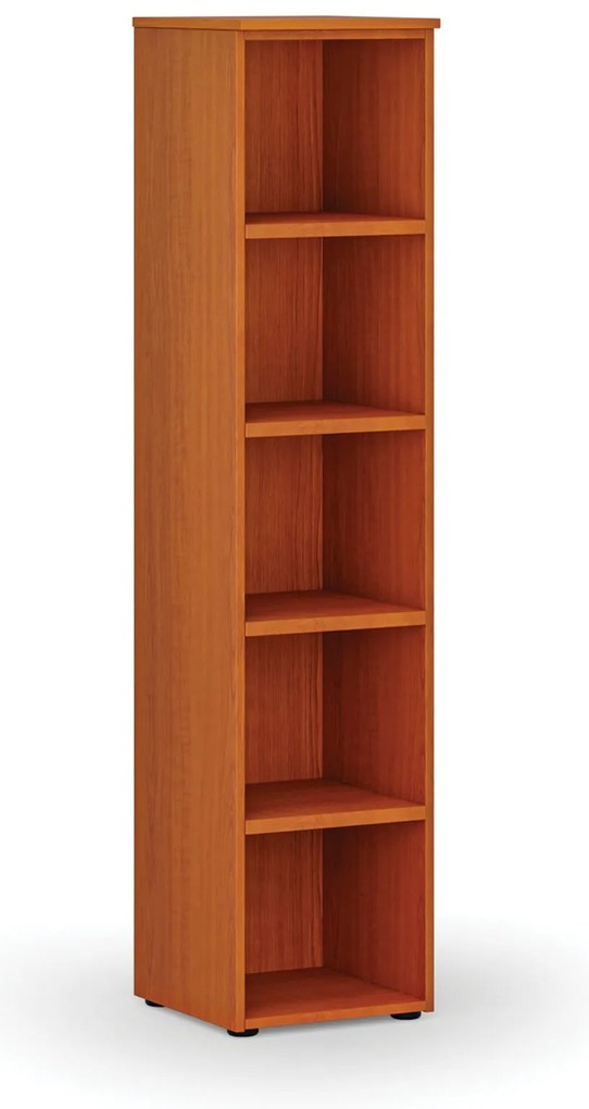 Kancelársky regál PRIMO WOOD, 400 x 420 x 1781 mm, čerešňa
