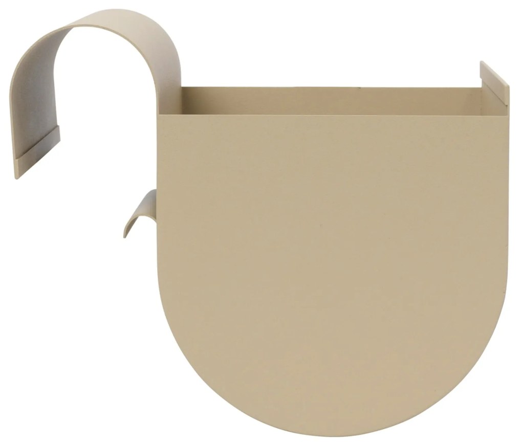 Ferm Living Závesný kvetináč na balkón Uma Cashmere Small