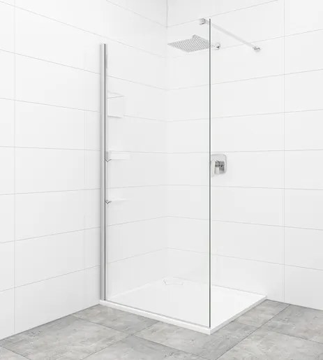 Sprchová zástena Walk-in 100 cm SAT SATBWI100PRDOPL