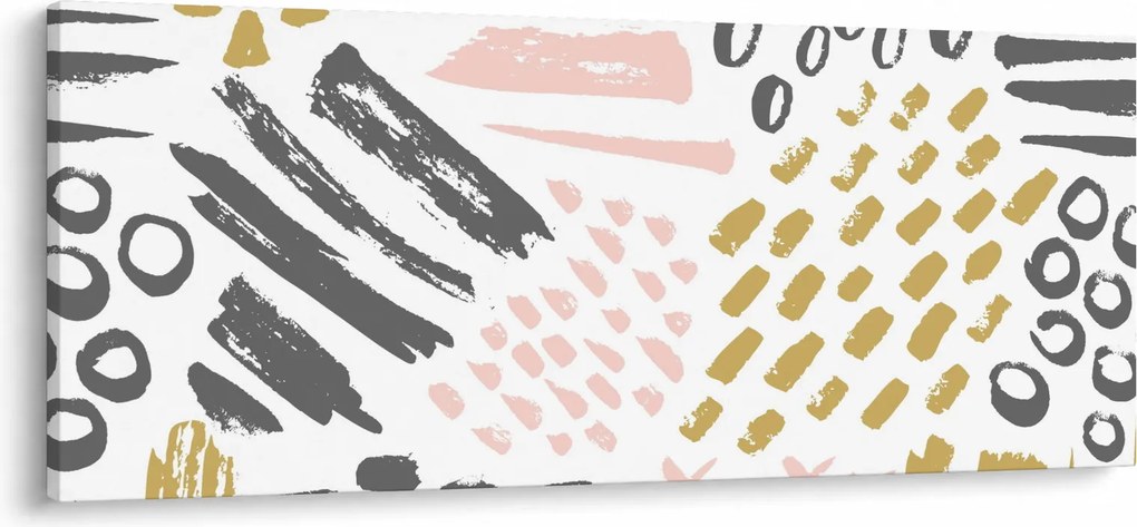 Obraz - Abstraktné ťahy (120x50 cm)