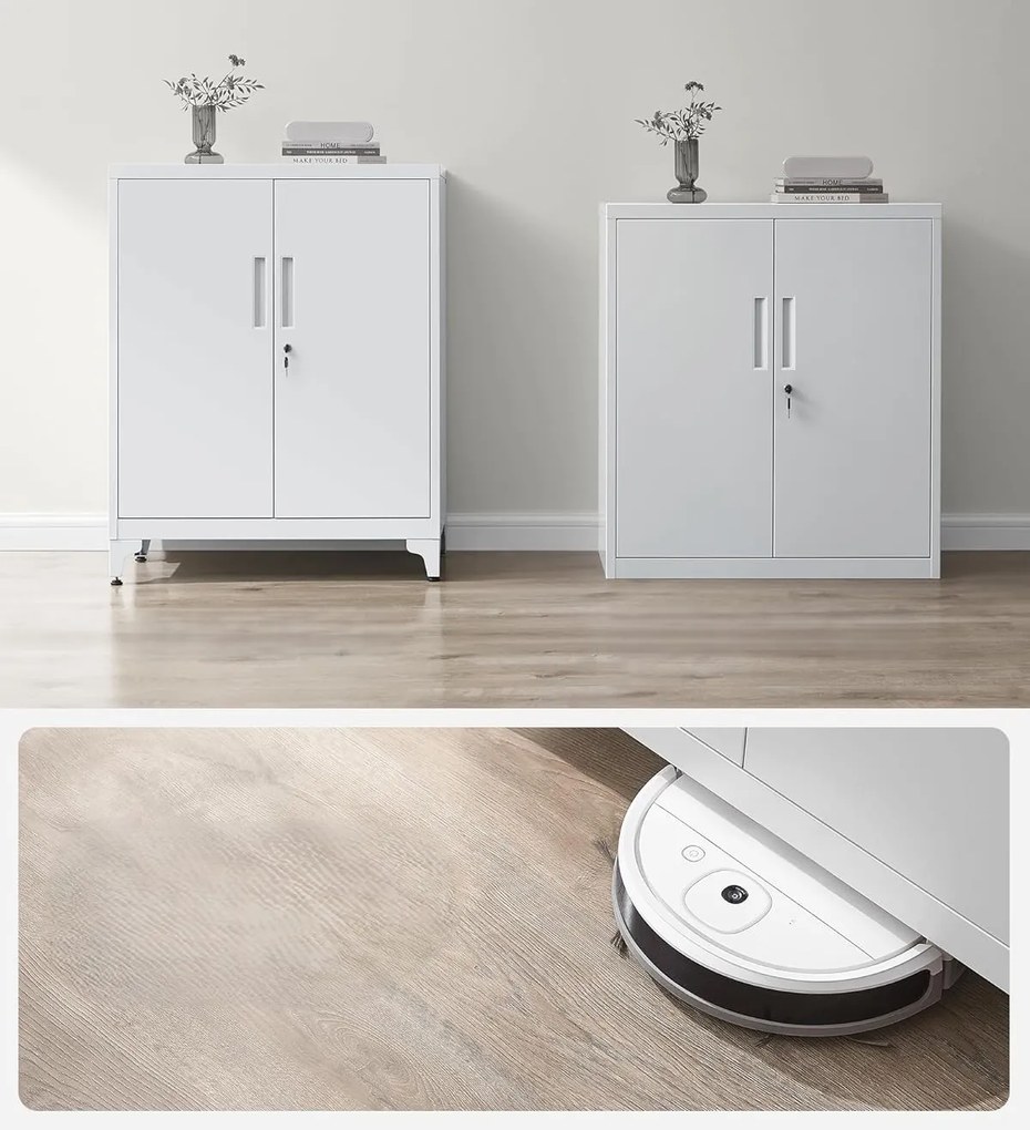 Kancelárska komoda Pasty sivá