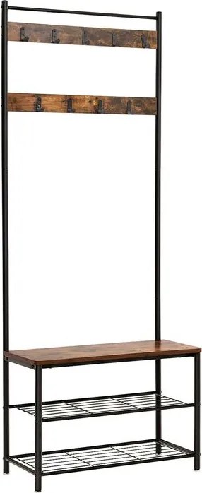 Vešiakový stojan s botníkom VASAGLE HSR41BX