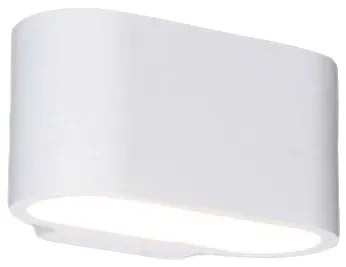 Moderná nástenná lampa biela plochá - Gipsy Arles
