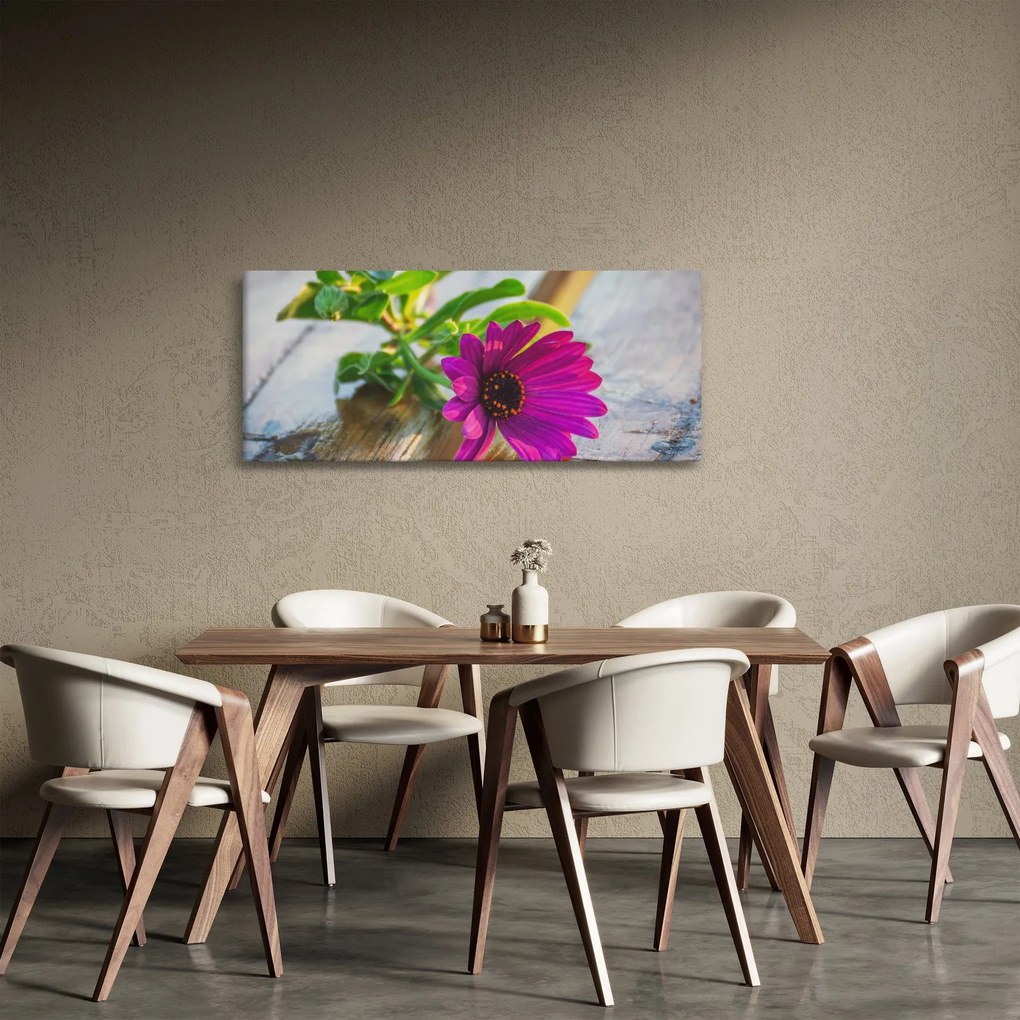 Obraz rezanej kvetiny (120x50 cm)