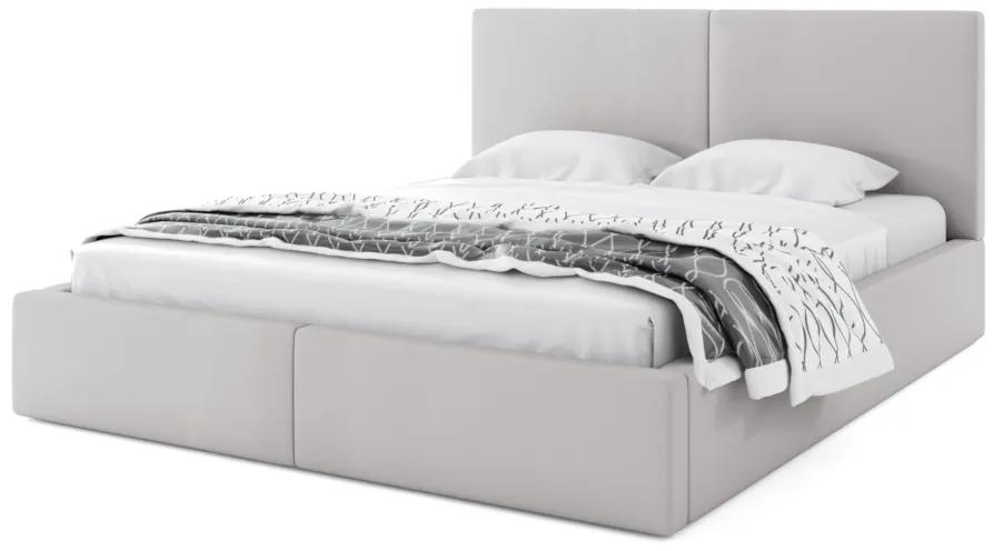 Čalúnená posteľ HILTON 2, 180x200, sivá