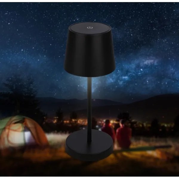 Briloner 7423015 - LED Stmievateľná stolná lampa LED/2,6W/5V IP44 čierna