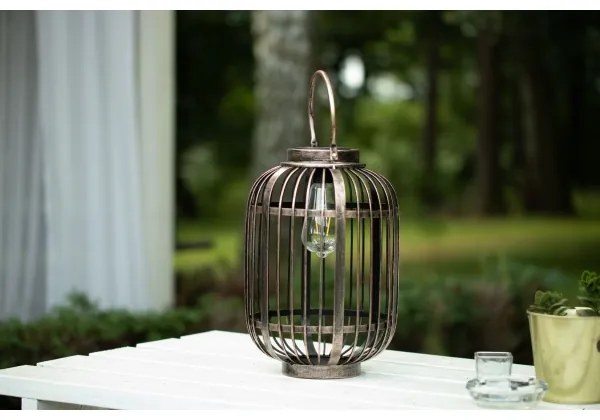 LED Solárne svietidlo LORETA 1xE27/1,2V 600 mAh IP44