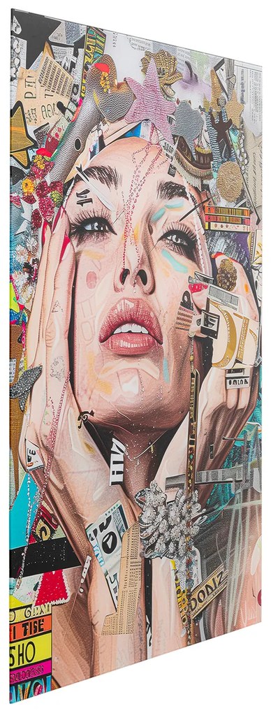 Artsy Portrait sklenený obraz 80x120 cm