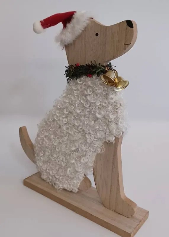 DECOLED Dekorácia, pes, 21,5 x 26 cm