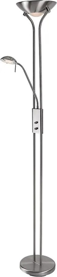 Brilagi - Stmievateľná stojacia lampa SCARLETT 1xR7s/230W/230V+1xG9/40W matný chróm