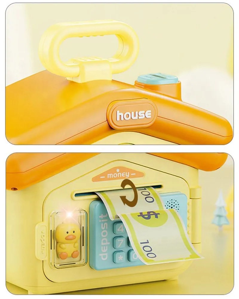Zábavná detská pokladnička