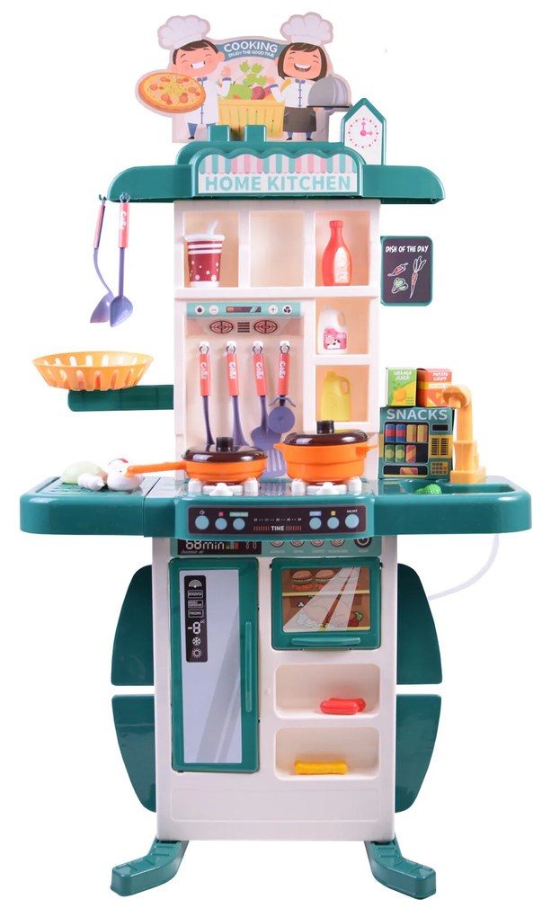 Aga4Kids Plastová kuchynka MR6134 Zelená