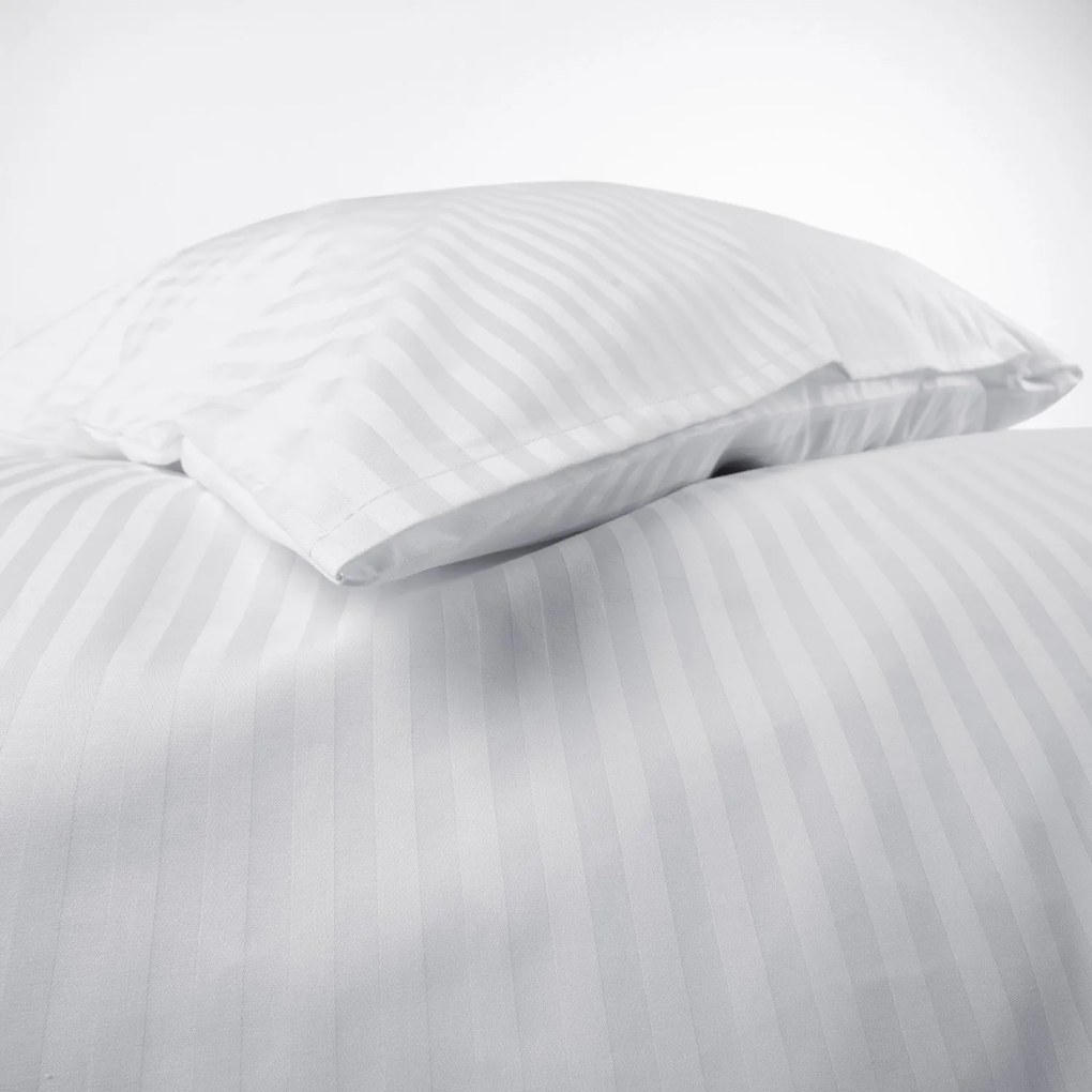 BAVLNENÁ OBLIEČKA NA VANKÚŠ STRIPES1 70X80 CM BIELA