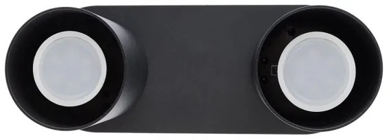 Stropné svietidlo CREEP 2xGU10/25W/230V čierna