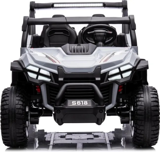 LEAN CARS S618 Sivé auto na batérie 4x4