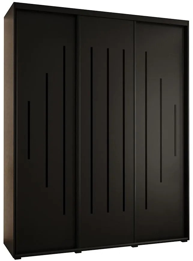 Skriňa 45 Canaris 12 200 čierna/čierna