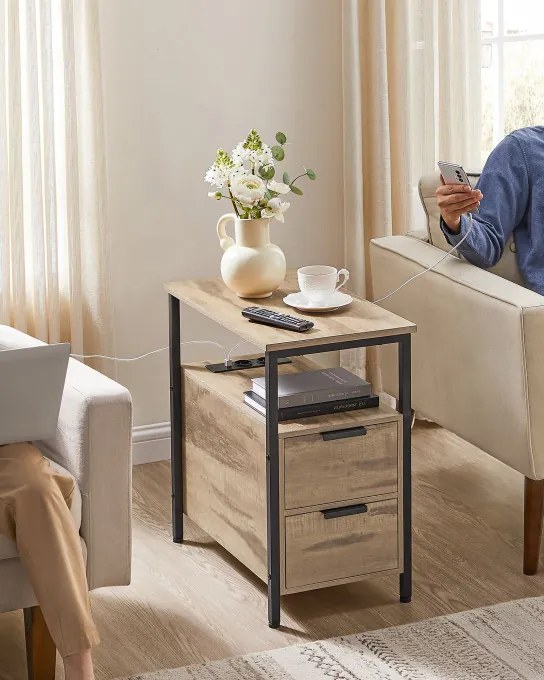 Príručný stolík so zásuvkami LET325K01