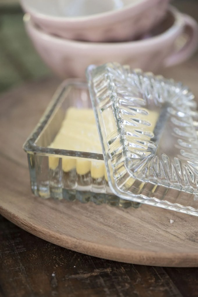 Ib Laursen Dóza na maslo Glass