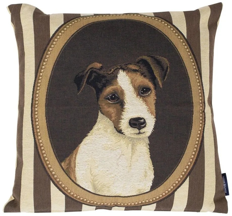Gobelínový vankúš Jack Russell - 45*15*45 cm