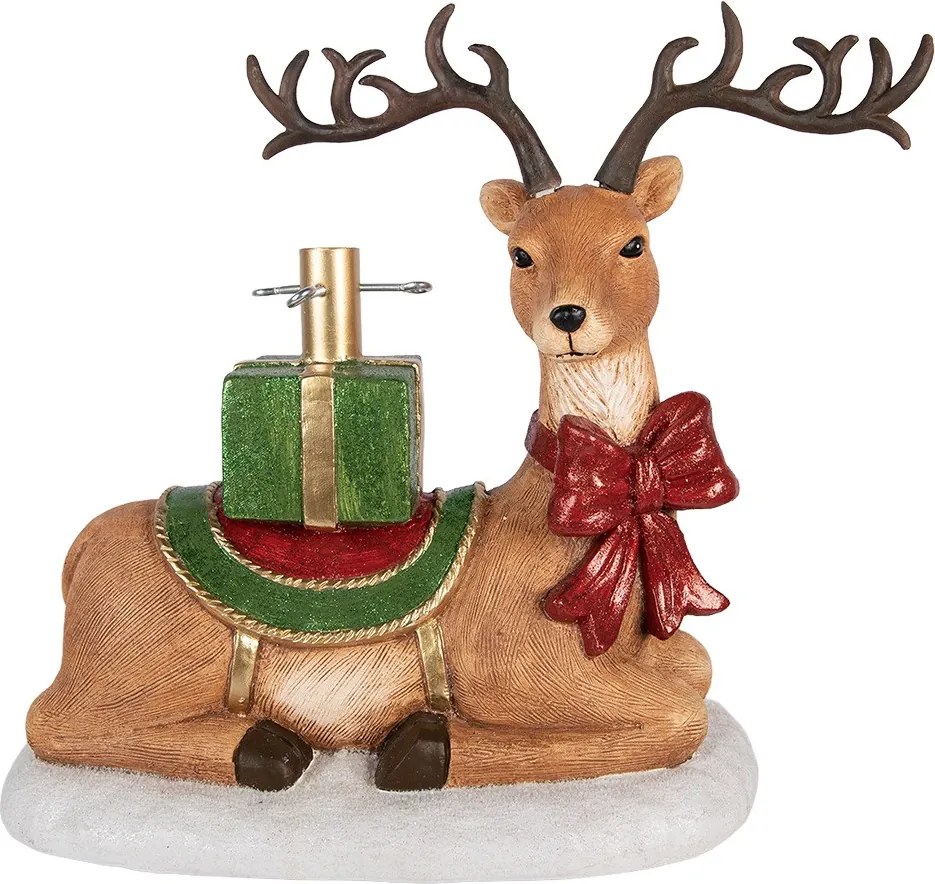 Stojan na vianočný stromček jeleň Deer Clayre & Eef – 48*26*52 cm