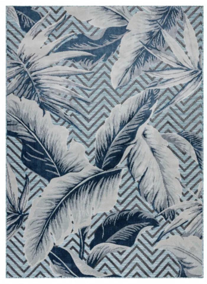 Vonkajšie kusový koberec Perie modrý 2 117x170cm