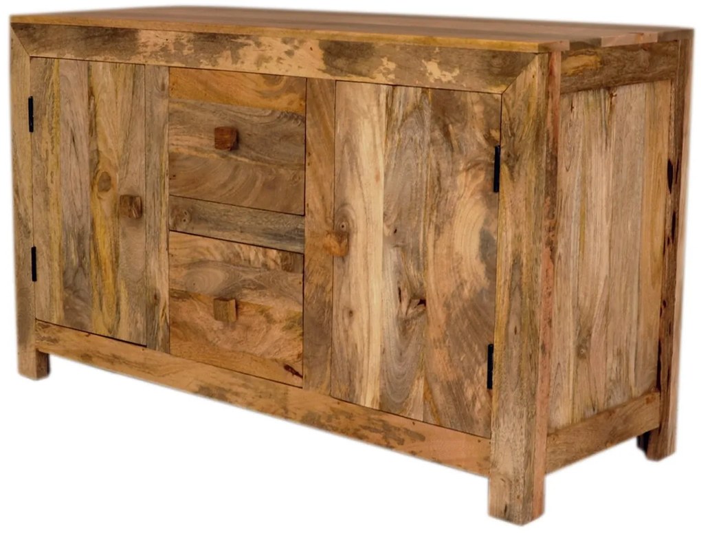 furniture-nabytek.cz - Koupelnová skříňka 120 cm z mangového dřeva 120x70x45