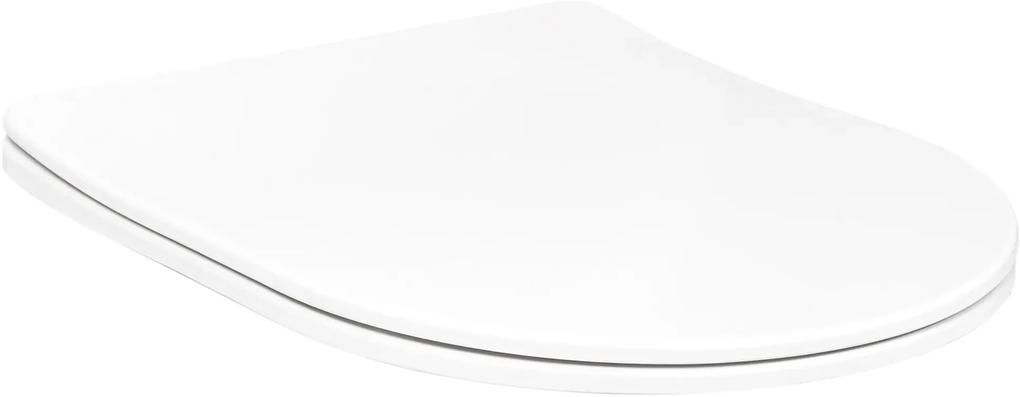 Rea Carlo Mini wc dosky voľne padajúca biela REA-C6001