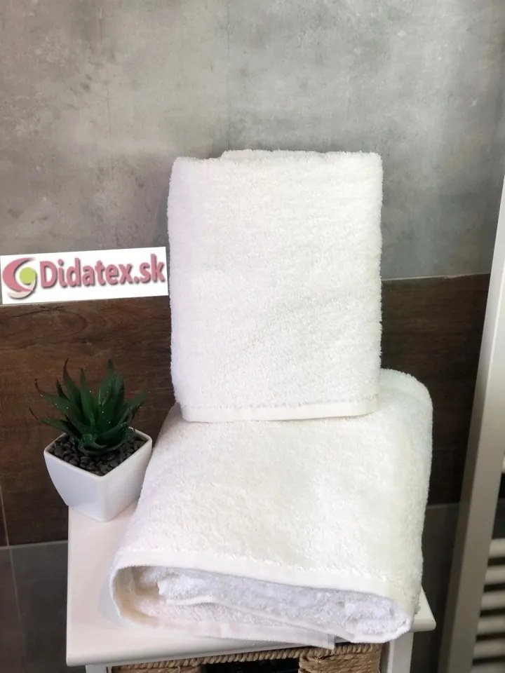 F-1 Froté uterák,osuška - Biela 50x90 cm