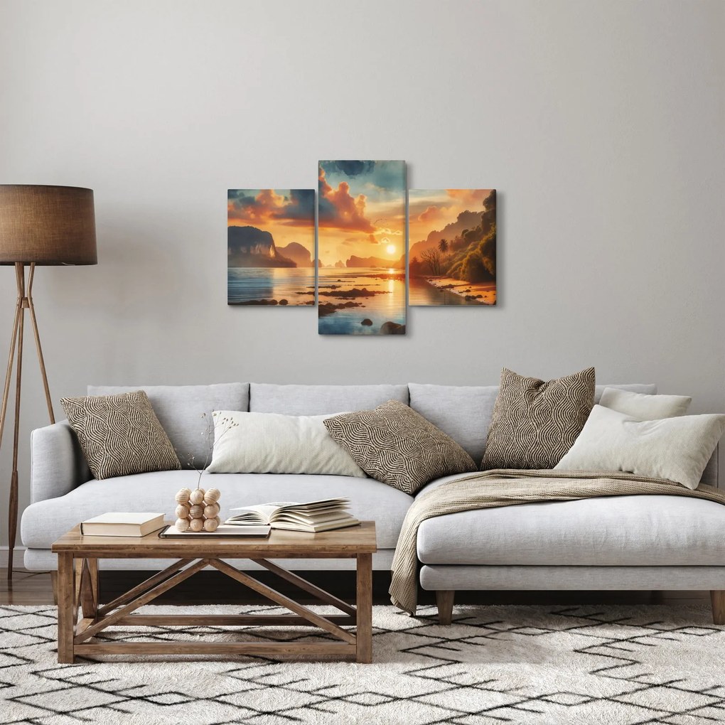 Obraz - Pohľad z pláže (90x60 cm)