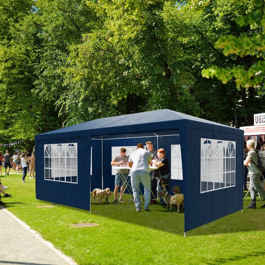 Párty stan NEAPOL, 3x6m, modrá Jurhan