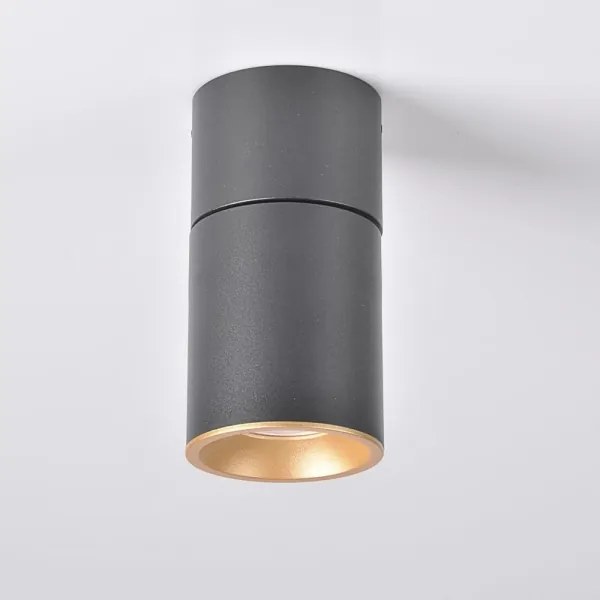 Bodové svietidlo NIXA 1xGU10/10W/230V čierna/zlatá