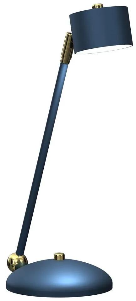 Milagro Stolná lampa ARENA 1xGX53/11W/230V modrá/zlatá MI1750