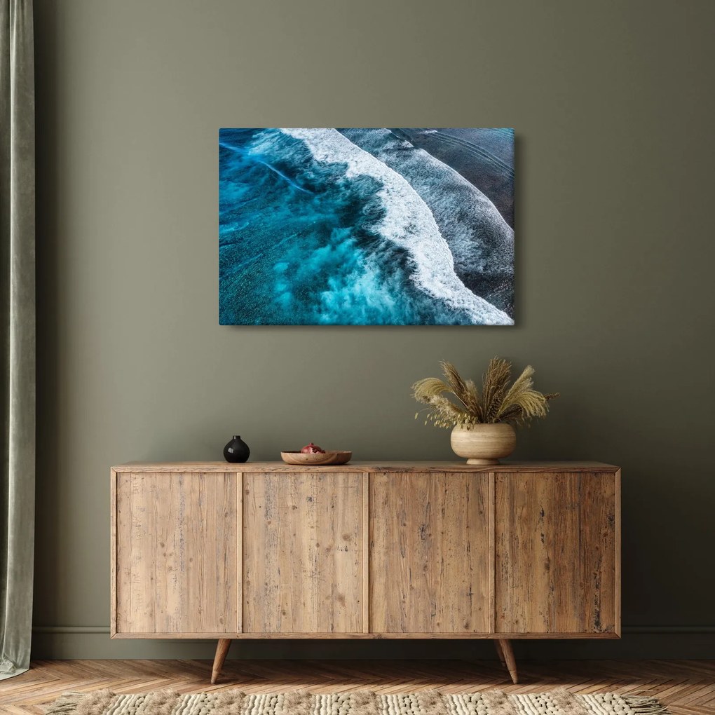Obraz - Vlny na mori (90x60 cm)