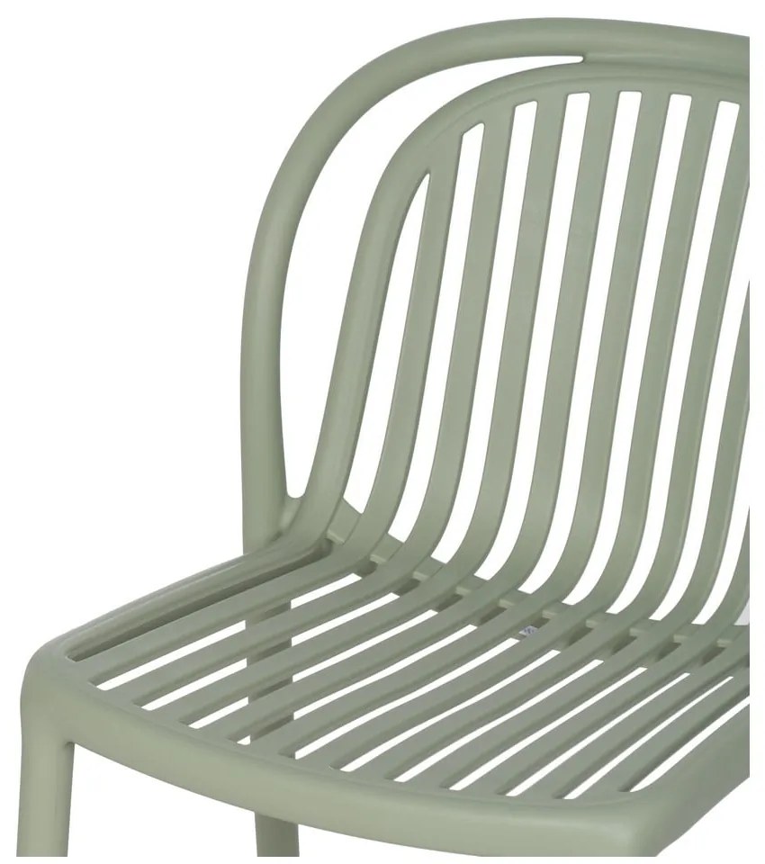 Zelená plastová jedálenská stolička Alia – Ixia