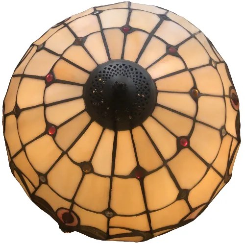 Luster do obývačky Tiffany Premium CASIOPEA Ø40 3*E27