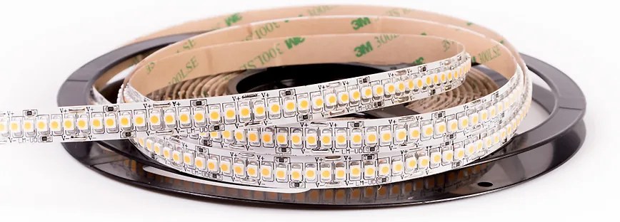 Ledco LED pás, 3528 SMD, 240pcs/m, 19,2W, IP00, teplá biela 24V, 10 mm PCB CRI 90+