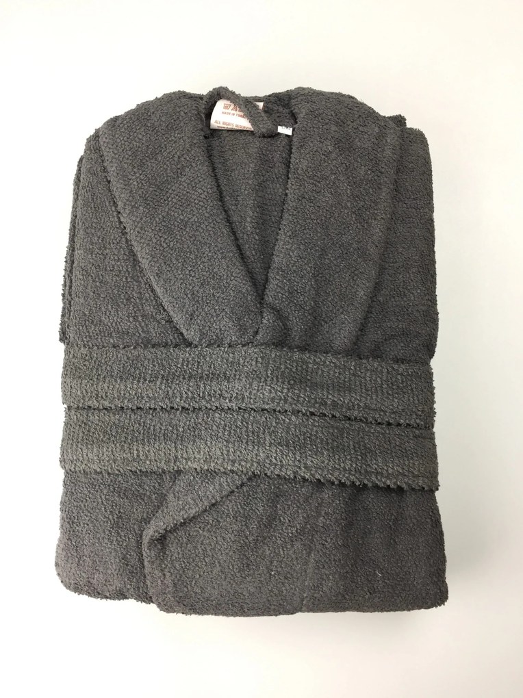 Froté unisex župan tmavo Sivý TiaHome - M